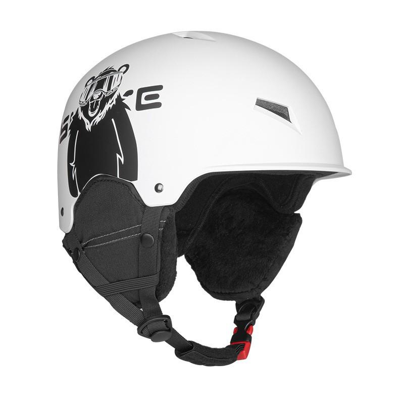 

Adult Ski Helmets Men Women Single Boards Double Lightweight Indoor Outdoor Protection L size 58-61cm білий