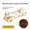 Buckwheat Husk Neck and Back Support Triangle Pillow