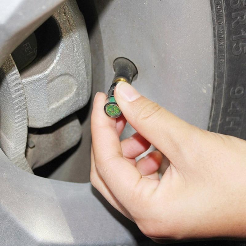 Leak Proof Tire Pressure Valves Caps Detection With Digital Display Gauge Alerts Fit for Car Safety Monitoring