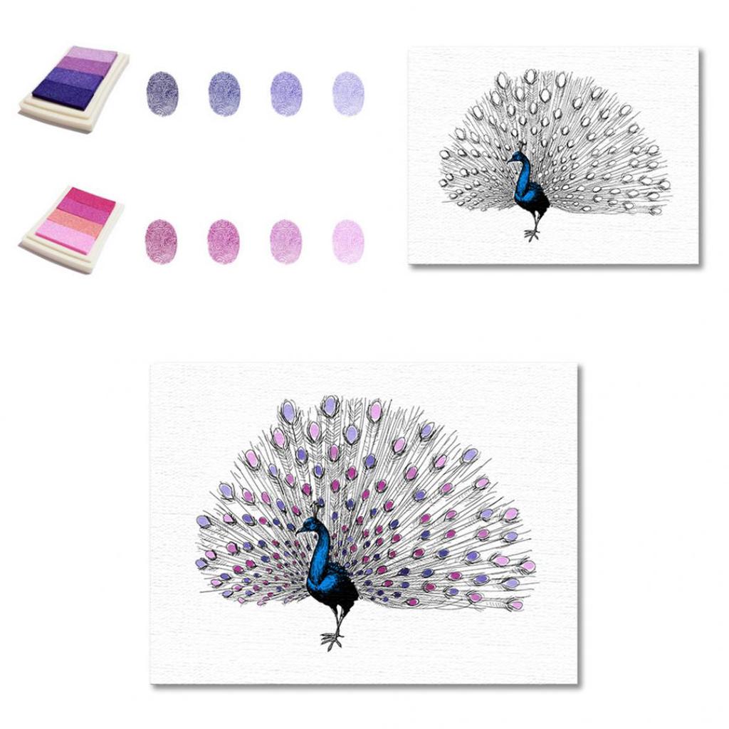 Diy Peacock Fingerprint Signature Painting Guest Book Wedding Party Wall Decor Buy At A Low Prices On Joom E Commerce Platform