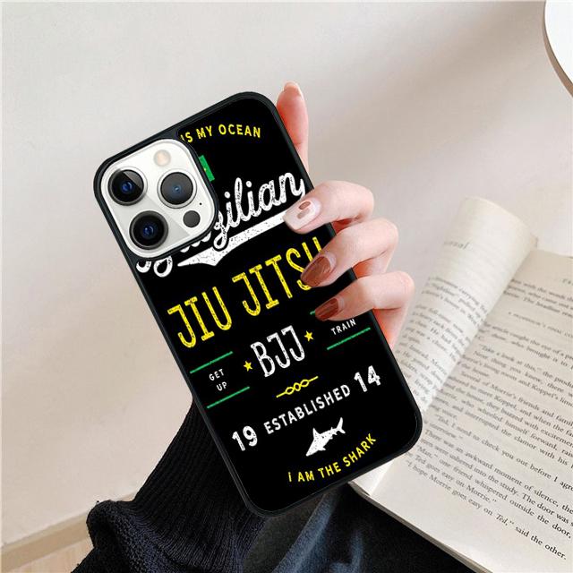 BJJ Brazilian Jiu Jitsu Phone Case Cover For iPhone 17 Air 15 16e 14 11 13 Pro Max 12 Plus Max Cover Coque