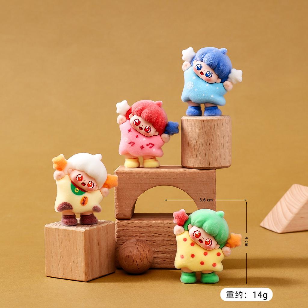 9pcsSet YOYO Figure Toy Cute Girls Figurine Desktop Decoration Model Ornaments Toys Fans Gifts