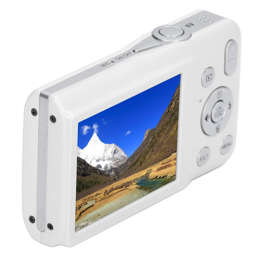 Digital Camera HD 68MP 2.7in Screen 16X Zoom Timer Shoot Beauty Filter Video Recording Compact Digital Camera