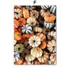 Deer Fox Cabin Flowers Leaves Autumn Landscape Posters Prints Canvas Painting Nordic Wall Art Pictures For Living Room Decor