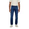 Boss Mens Leather Patch Tapered Jeans