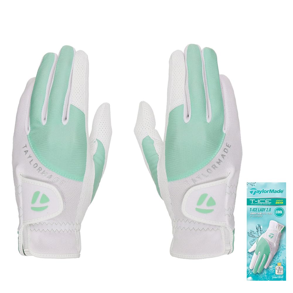 

Пара женских перчаток 21 24SS UN156 [TaylorMade] T-ICE 2.0 Белый/Мятный