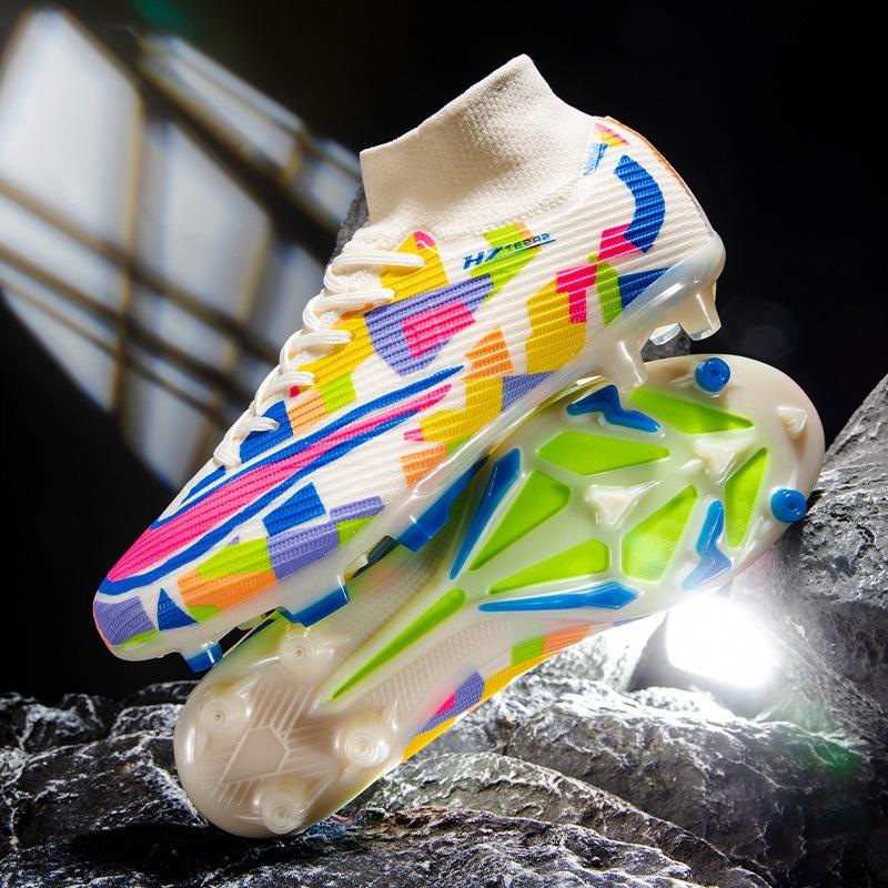European Cup Thorn Football Shoes New Grass Spikes Men's and Women's Broken Nails Mbappe Training Shoes