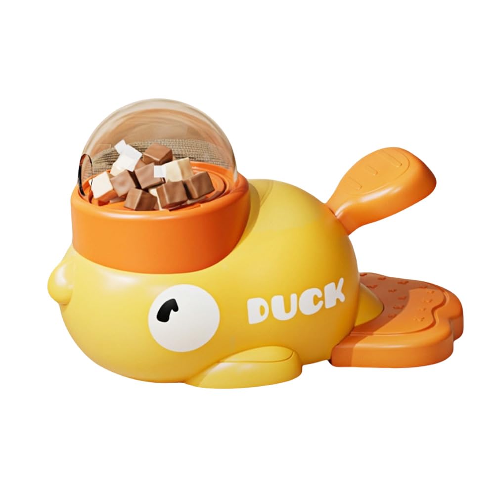 

Chookey Dog Развивающая игрушка Нажми, чтобы выдать Кормушка Кормушка, Лакомства, жёлтый