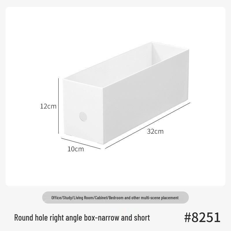 Vysoká nástěnná úložná krabice s rukojetí - Kuchyňský organizér koš pro horní police