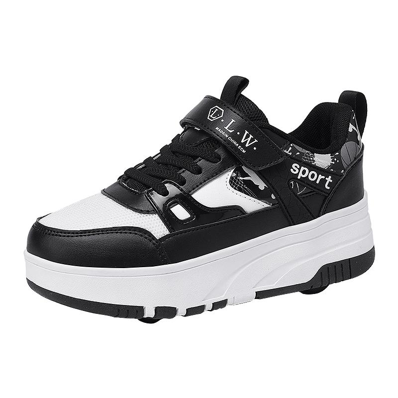 Boys Roller Skating Sneakers Fashion Roller Skates Ultralight Roller Skates Children Children's Casual Sports Girls Boots