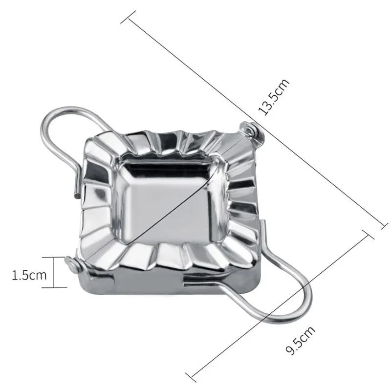 

Creative Dumpling Maker 304 Stainless Steel Heart Square Mold High Quality Kitchen Gadget Small Cooking Tool