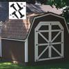 4pcs Heavy Duty T Strap Hinges Wrought Metal Hardware Rustproof Shed Door Hinges Rustproof T Hinges set for Wood Gates