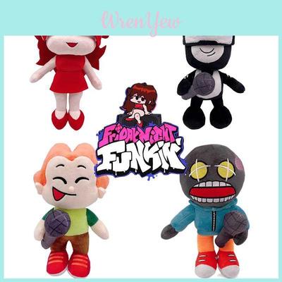 Adorable And Super Soft Friday Night Funkin Plush Toy Fnf Whitty And Girlfriend Stuffed Animal