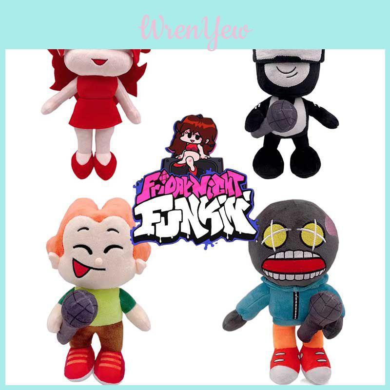 Adorable And Super Soft Friday Night Funkin Plush Toy Fnf Whitty And Girlfriend Stuffed Animal