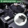 Motoforti HVAC Blower Motor Resistor Heater Blower Resistor for Dodge Durango 2007-2009 Metal ABS No.05061587AA Silver Tone