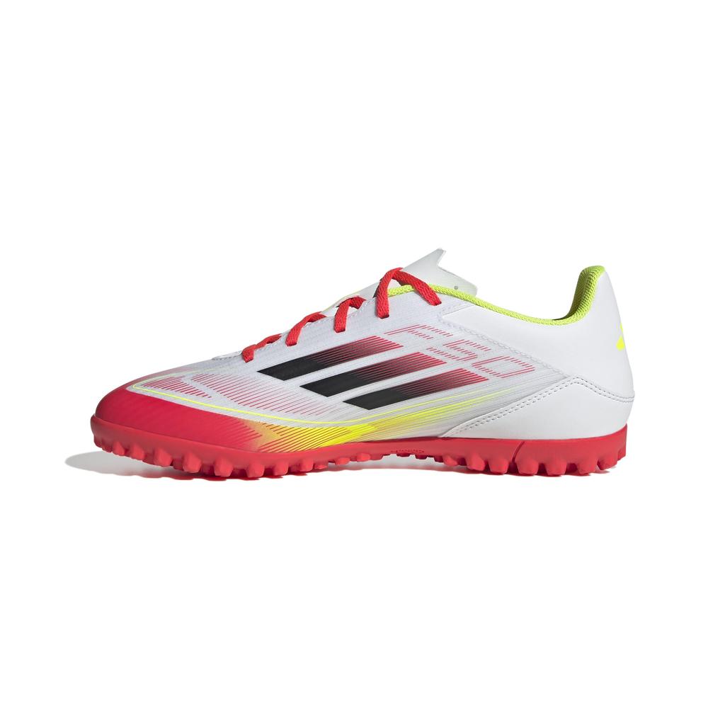 Adidas F50 CLUB TF Størrelse Fottøy, Hvit/Kjerne Svart/Solgul, 30.5cm