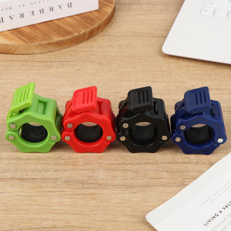 25/28Mm Heavy Duty Barbell Clips Collar Quick Release Locking Clamps Fixing Nut Clips For Weightlifting Fitness Accessories