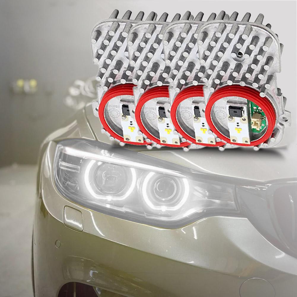 4Pcs White DRL Angel Eyes LED Modules Set 63117263051 Daytime Running Light For BMW 2014-2017 F80 M3 F82 M4 F32 4 SERIES