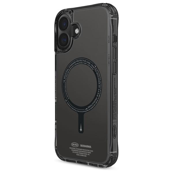 Etui do iPhone 16 Skinarma Magnetic Charging Czarne
