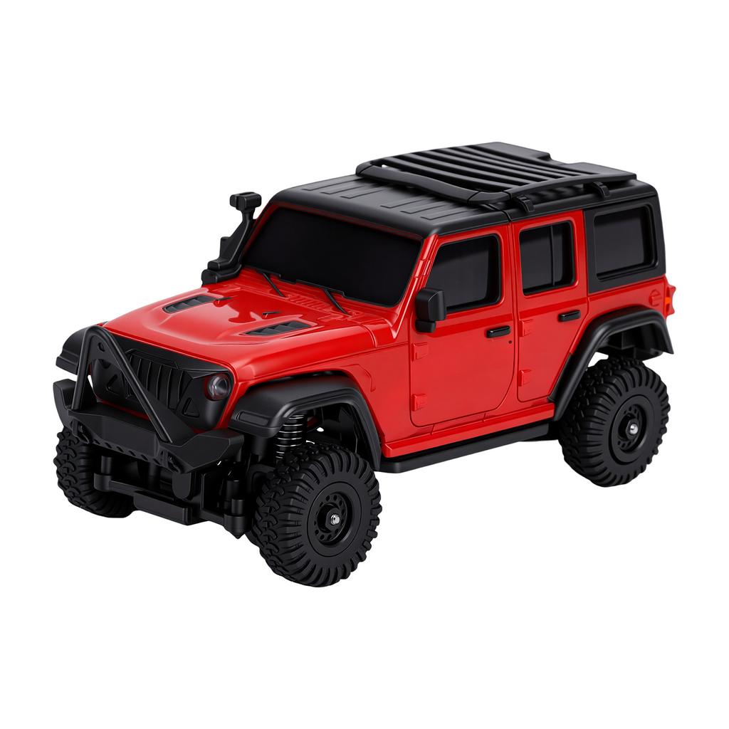 1:43 Scale RC Car, 2.4G Remote and App Control Electric Off Road Vehicle with LED Lights, Interchangeable Body Shells