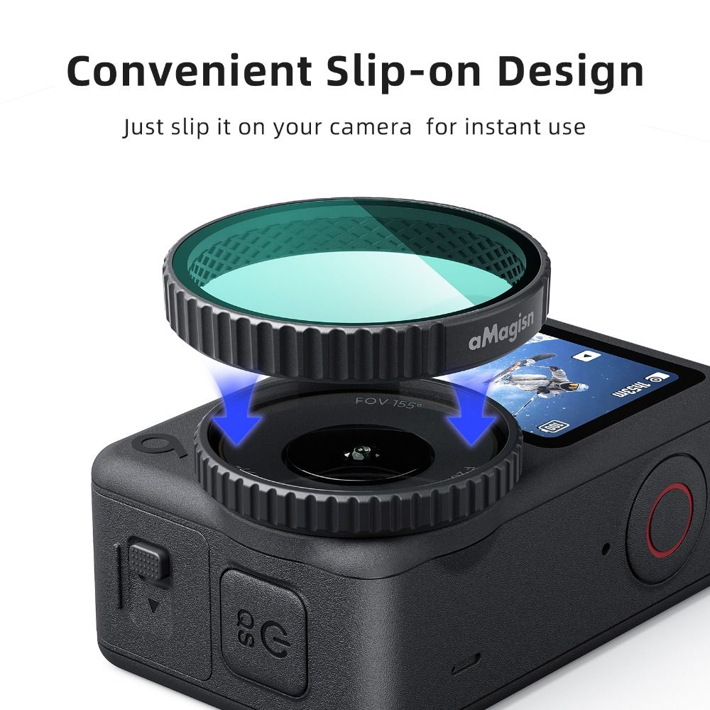 Quick Release Camera Filters Set for DJI Osmo Action 6 Action Camera Accessories