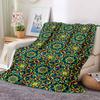 Mandala Flannel Blanket Throw Blanket Soft Warm Sofa Bed Camping Car home Decor Unique Christmas Gift C930388
