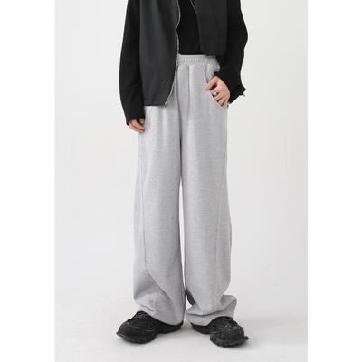Men's Autumn New Product Korean Version Loose Personality Simple Solid Color Casual Pants for Men