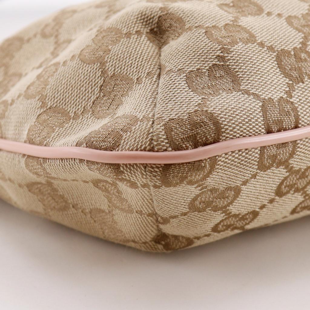 GUCCI Shoulder Bag 189749 Brown / Pink GG canvas Women Used