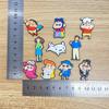 Crayon Shin-chan Crocs Charms Set: 20 Stylish Shoe Accessories, DIY Soft Rubber PVC Buckles