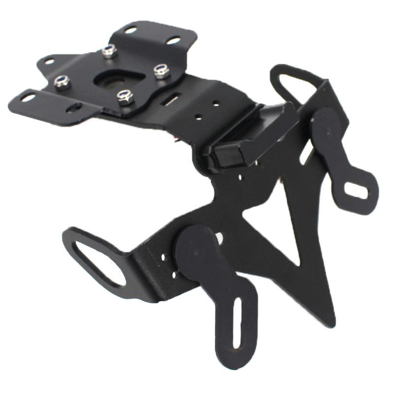 Compatible Yamaha MT07/FZ-07 (2014-2024) Stainless Steel License Plate Holder with Light
