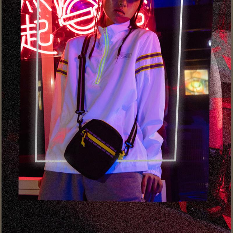 Vans Leinen Kleine Umhängetasche Crossbody Tasche Regular Unisex Schwarz/Gelbgrün Vans VN0A4A1SZVA