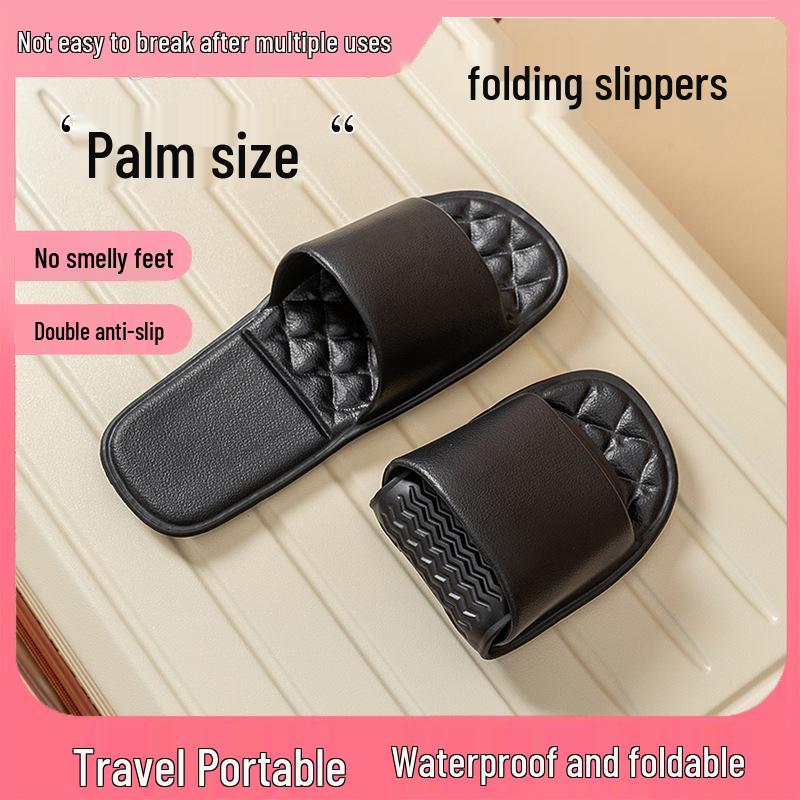 

Foldable Anti-slip Travel Slippers for Women - Portable Home, Hotel, or Pool Use S (35-37)