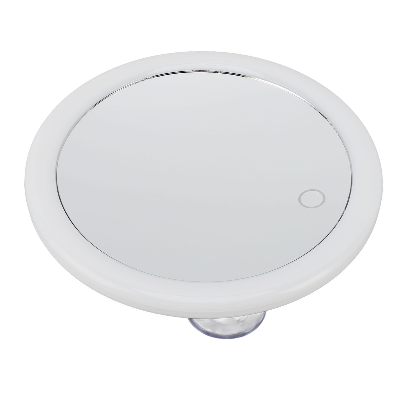 

5,6-дюймовое ручное увеличительное зеркало для макияжа с тремя присосками и 10-кратным увеличением, яркость