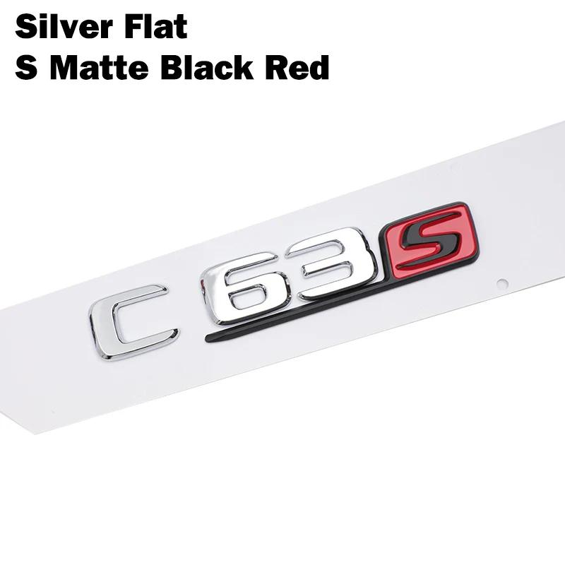Auto-Tuning Für Mercedes Benz AMG C-Klasse W204 W205 C63 C63S Buchstabenlogo 3D ABS Aufkleber Auto Heckklappe Emblem Namensschild Aufkleber