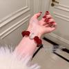 Luxurious Red Agate Crystal Bracelet for Women - Elegant Multi-Gem Beaded Jewelry for Wealth Attraction