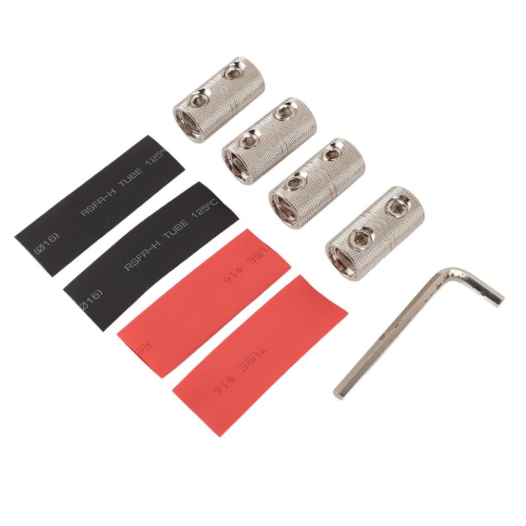 4 SZT Złącze do łączenia przewodów Izolowane Mosiężne Doskonała Przewodność Mocne Uszczelnienie do Wzmacniacza Ciężarówki B