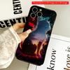 2DFlat Cosmic Cat Silhouette Phone Case All Inclusive Film Hard iPhone Case, Compatible with iPhone 18 Pro Max 17 16 15 14 13 12 11