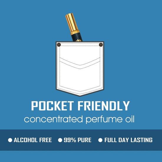 Ajmal Essence VI Attar | Amber & Woody Fragrance | Unisex Non-Alcoholic | Long Lasting Attar Men & Women - 10 ML