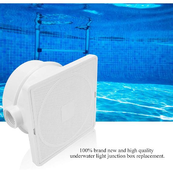 TOPINCN Plastic Material Swimming Pool Accessories Underwater Light Distribution Junction Box Replacement Easy to Install