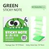 Kawaii Pull-out Sticky Notes Pearlescent Square Writing Pad Portable Cartoon Notepads  Office