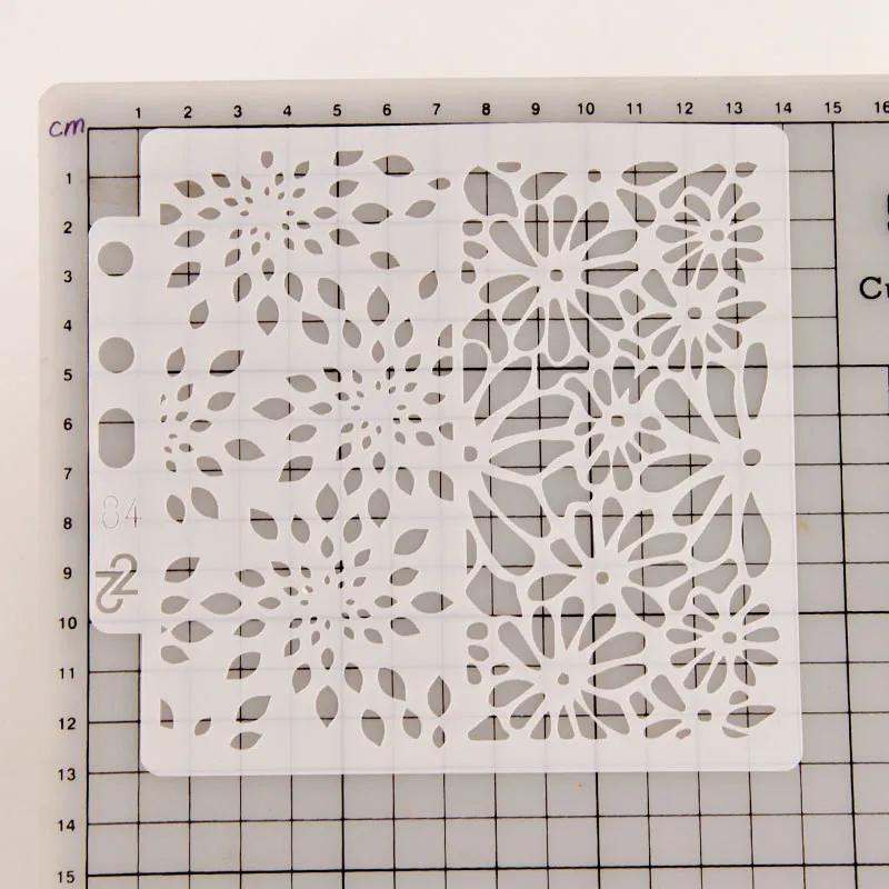 Květinová dutá šablona na dort Kávová stříkací šablona Růžové cukrové síto Pečicí forma pro svatební dort Šablona okrajových dekorací