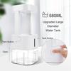 Humidificateur ultrasons 580 ml USB - Effet anti-gravité LED, télécommande, 10h, pour 20–30 m²