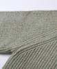 Tobaseu Hazzi Crop Raglan Knit Top (Melange Green)