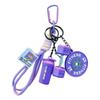 Creative Mini Fitness Keychain Pendant Trendy Couple Charm Lightweight Accessory for Car Bag Schoolbag Gift