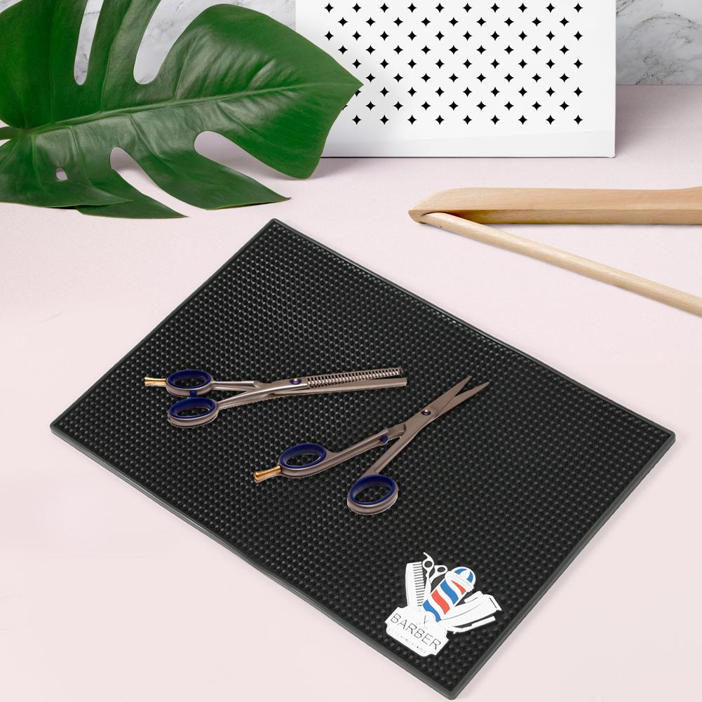 Hairdressing Countertop Anti skid Silicone Mat Dressing Table Tool Pad for Salon Use
