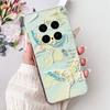 Soft Liquid Silicone Back Cover For Honor Magic 7 Pro Magic6 Lite Magic 5Lite Phone Case Marble Gothic Style Cartoon Clear Coque
