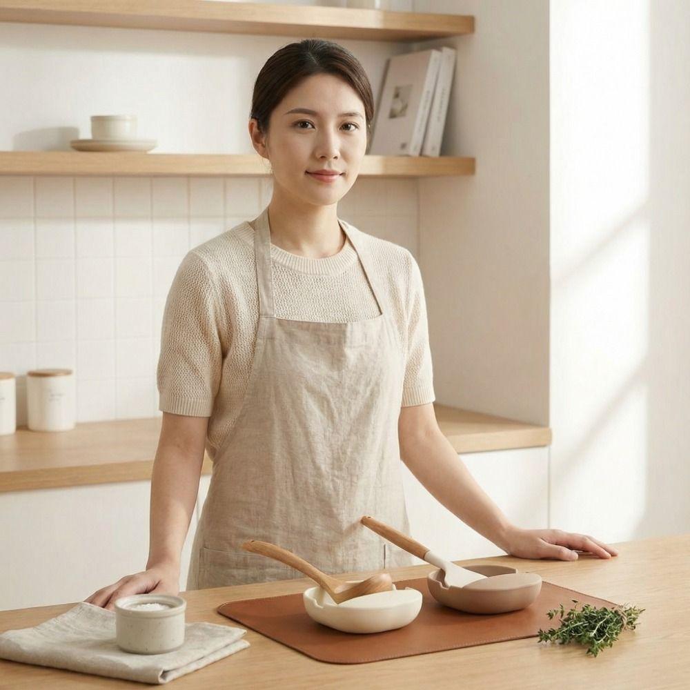 Heat-Resistant Spatula Holder Non-slip Soup Spoon Rack Fruits Bowl Chopstick Rest  Dinning Table