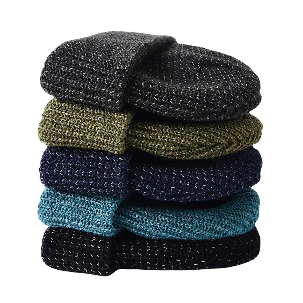 Reflektierende Strick-Wintermütze für Outdoor-Sport & Laufen