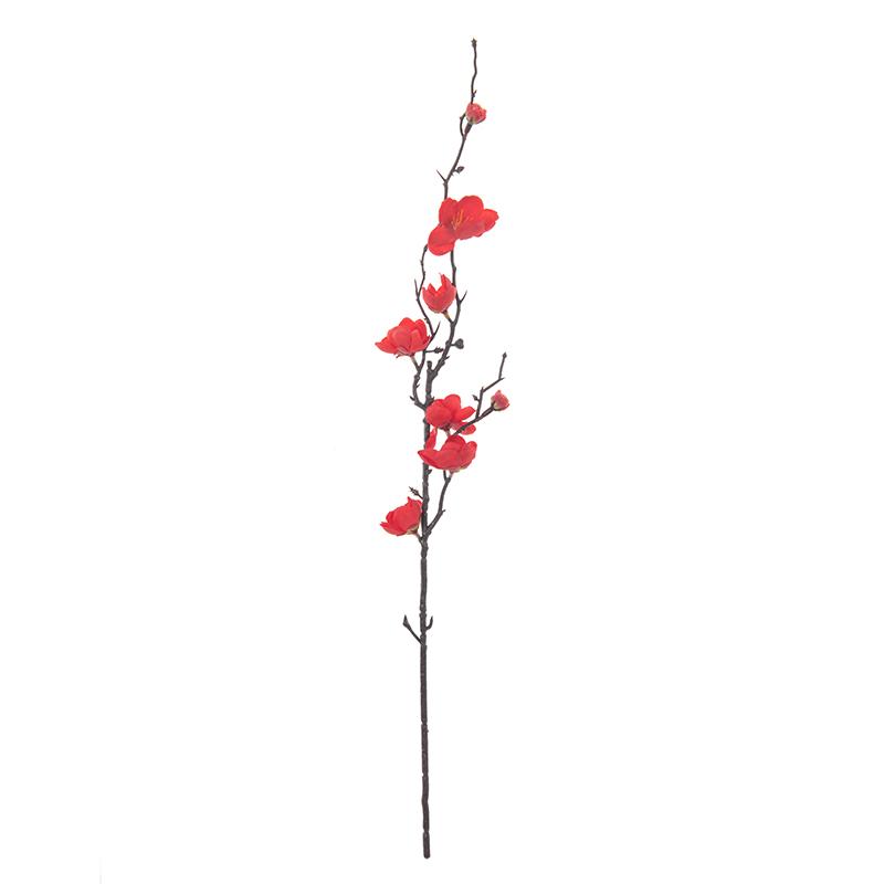 1PC Fiore Artificiale Ramo di Fiori di Pruno Fiore Real Touch per Tavolo Bouquet da Sposa Decorazione per la Casa Accessori per Ghirlande Natalizie
