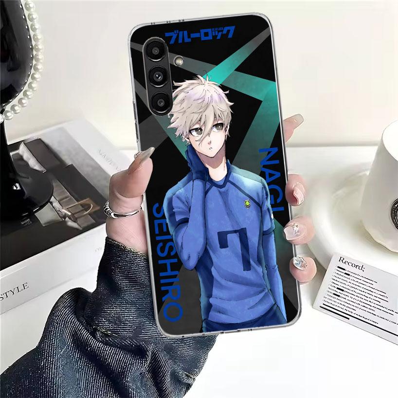 Hot Anime Blue Lock Phone Case For Samsung Galaxy A13 A14 A15 A16 A17 A53 A54 A55 A56 A57 A33 A34 A35 A36 A37 A23 A24 A25 A26 Ga